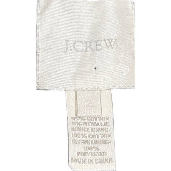 J.Crew Women's Jacket Coat Double Breast Gold Buttons Long Sleeve Blue Size 2 - Picture 5 of 10